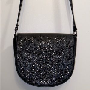 Charming Charlie black crossbody purse